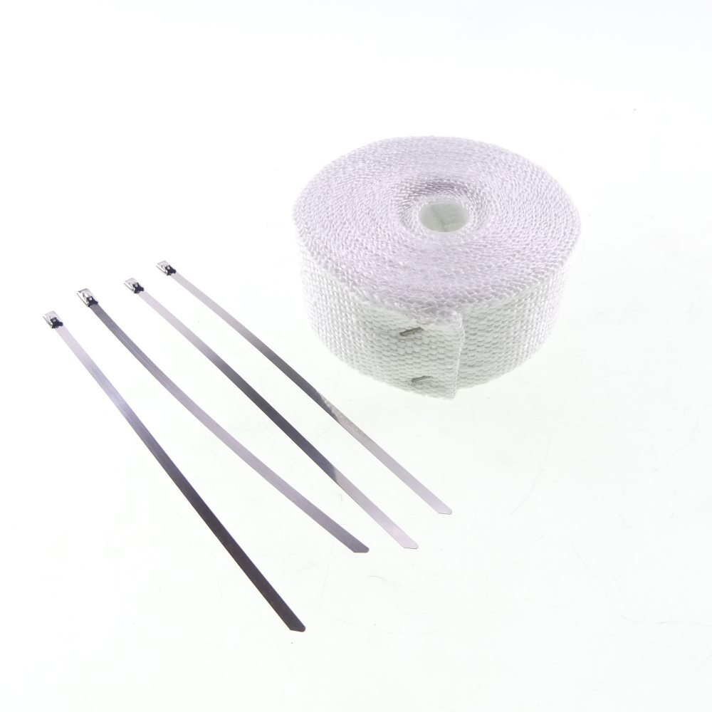 QUARKZMAN Auspuffband 2x16' Lila - Hitzeschutz Für Motorräder & Hot Rods