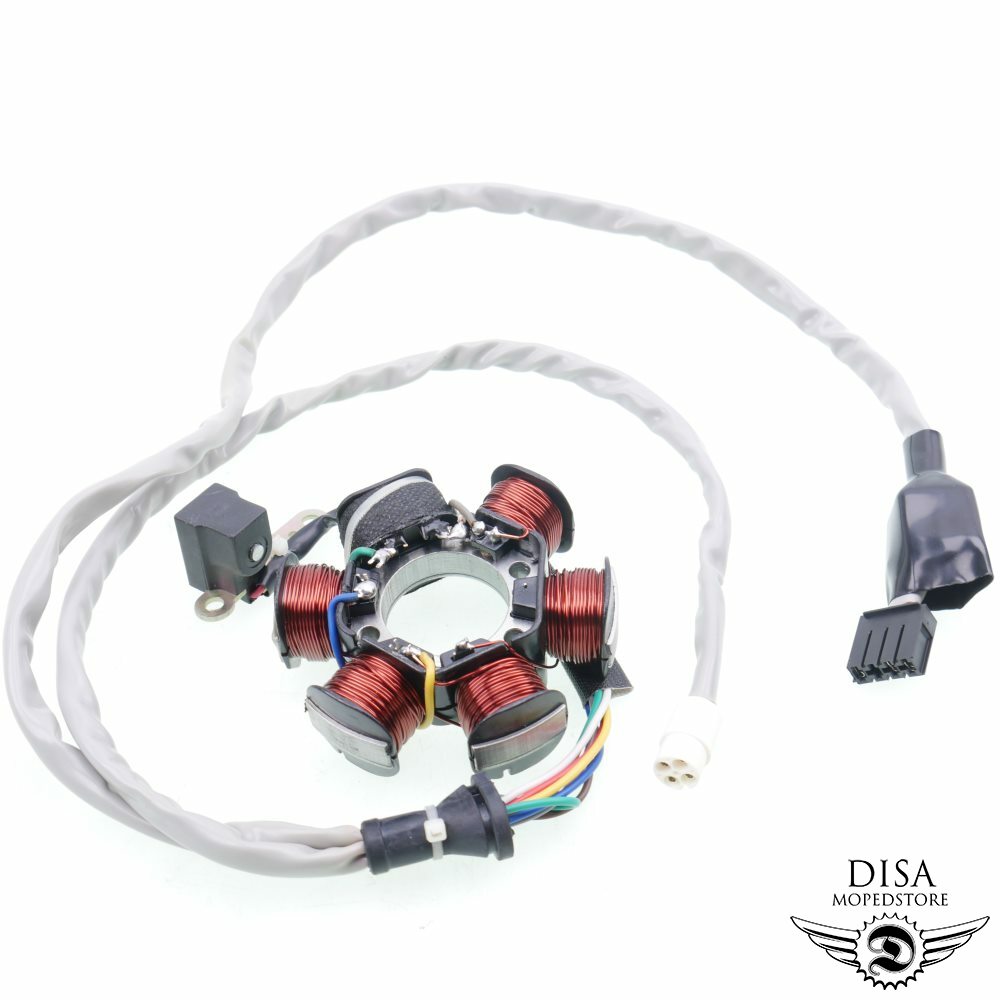 Lichtmaschine Stator TNT, 294971 Für Aprilia Mojito, Piaggio Liberty RST Habana Custom Hexagon LX 4 Vespa ET4 Sfera 125 Ccm | Heavy Tuned