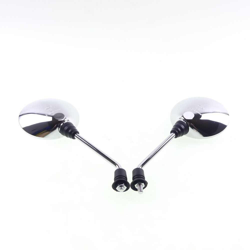 Rétroviseur Chromé Gauche/droit Pour Piaggio Vespa Lx 50 125 150 – Pièce Neuve