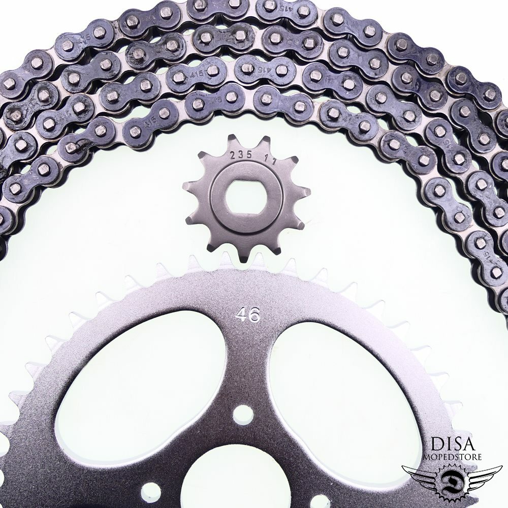 Kettenrad 415 Ritzel Mit 46 Zähnen - Perfekt Für Sachs Hercules Prima Modelle 2-6