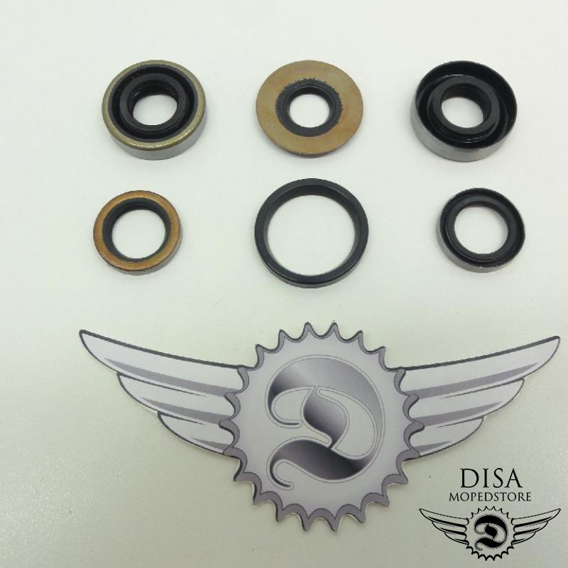 Wellendichtring Satz Für Hercules Moped - 8-teilig Für Sachs 50/3 Motor 15mm KW