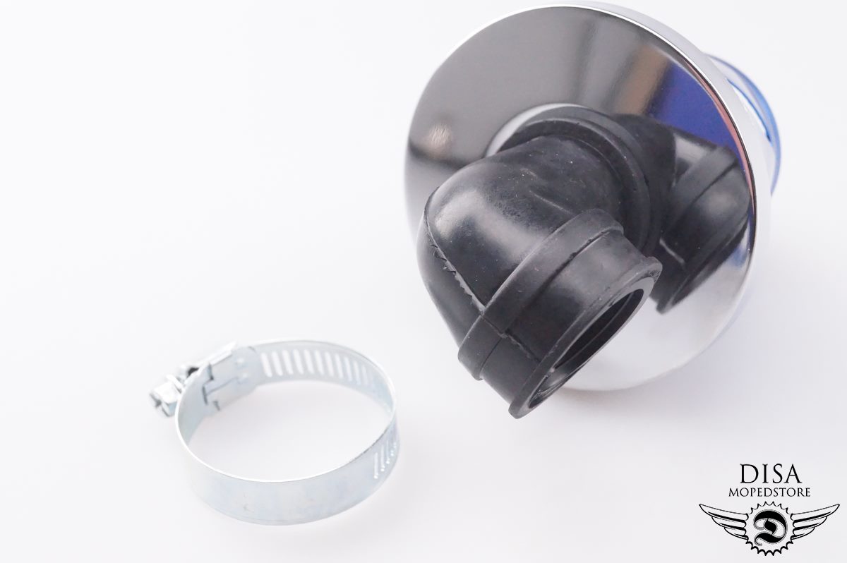 MCHNIC Universal Luftfilter 35mm Mit 90° Anschluss - Für Roller, Moped, Motorrad