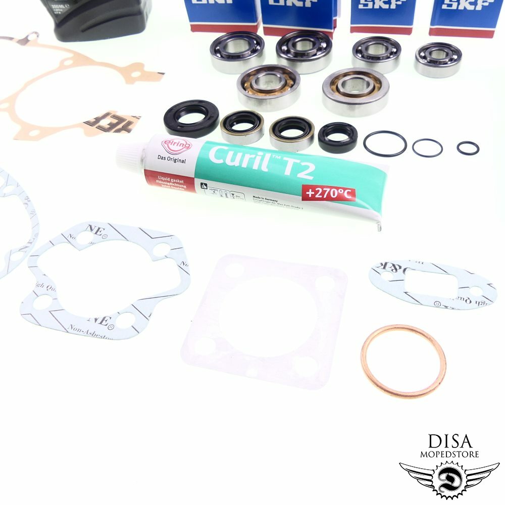 Motorlager Satz Simmerringe Dichtung Dichtmasse Für Kreidler Florett 4 Gang Neu  P1080771